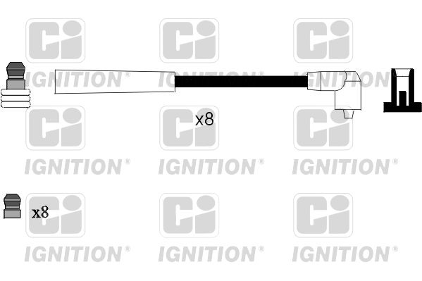 QUINTON HAZELL Комплект проводов зажигания XC984